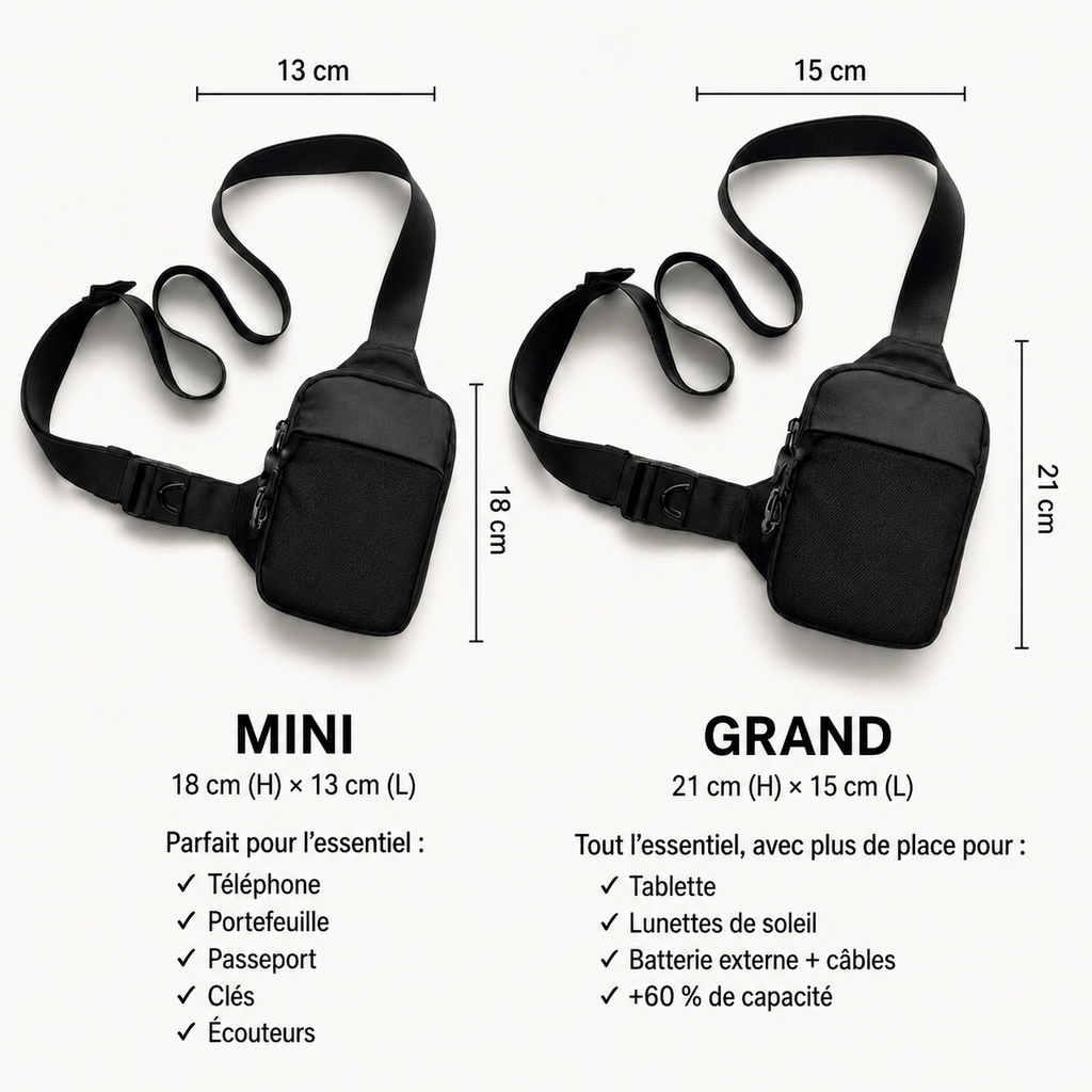 Sac bandoulière de voyage