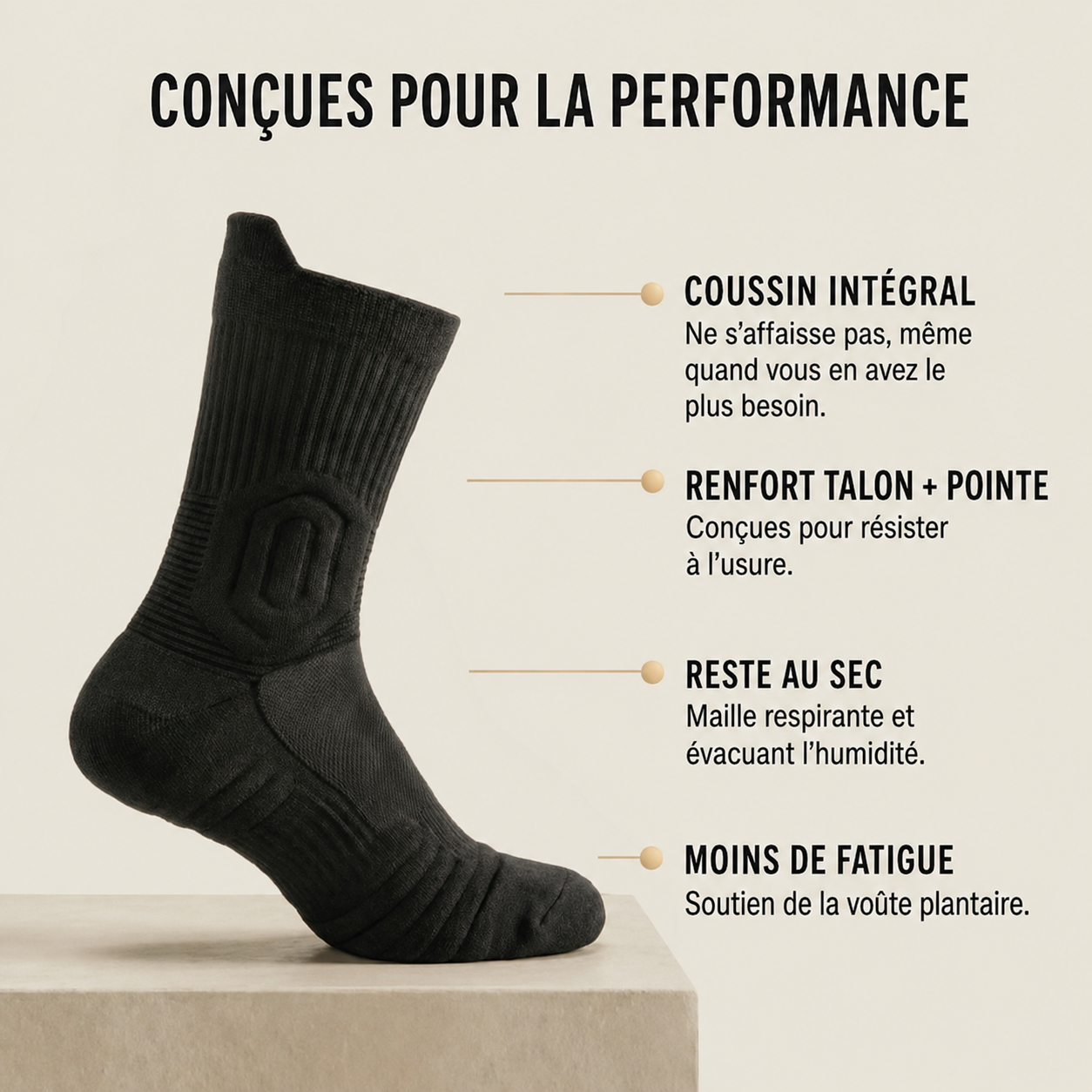Chaussettes de Travail StepShield™