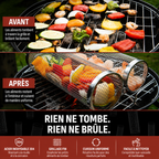 Panier à griller roulant