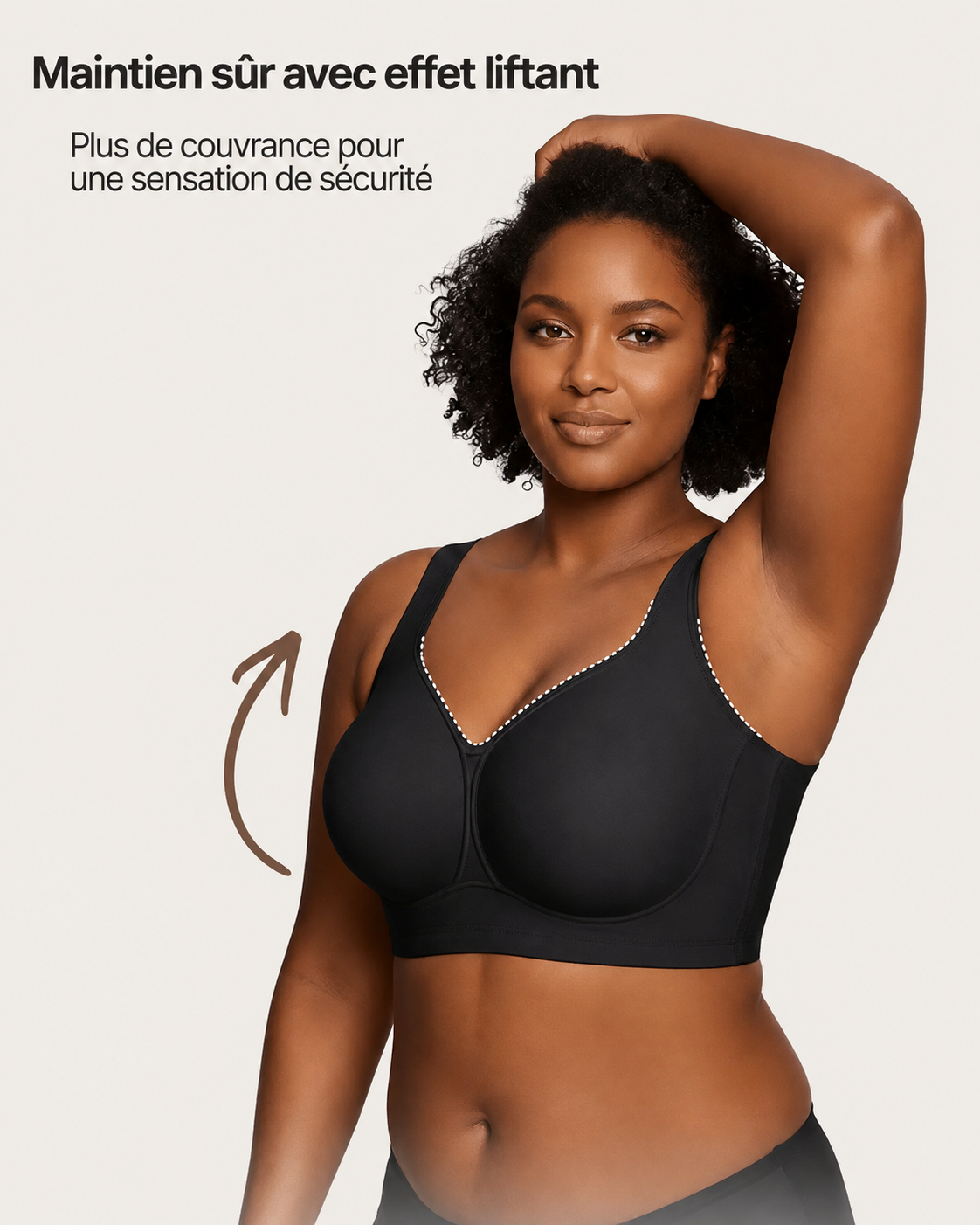 Soutien-gorge confort à couvrance intégrale