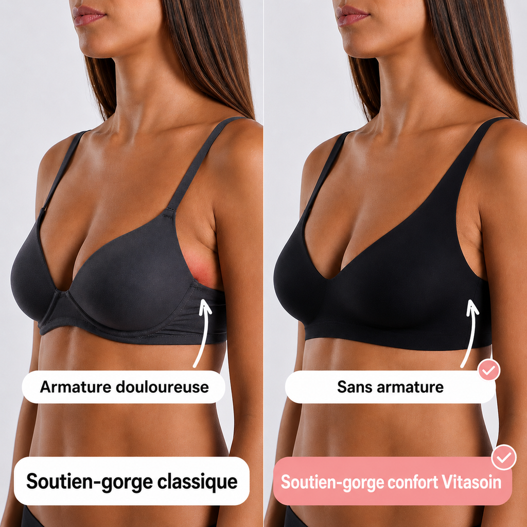 Soutien-gorge confort Vitasoin sans coutures et sans armatures