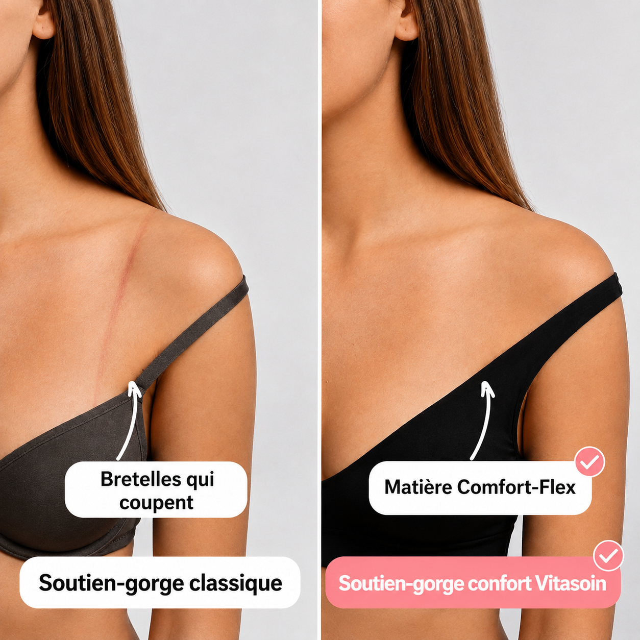 Soutien-gorge confort Vitasoin sans coutures et sans armatures