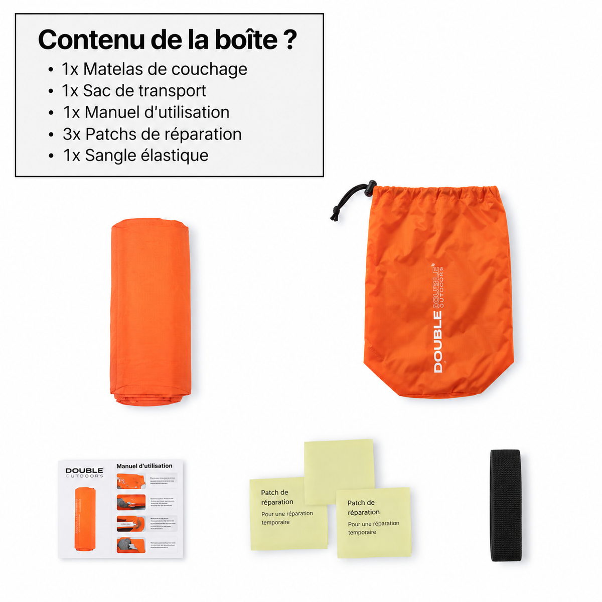 Matelas de couchage Double Helix