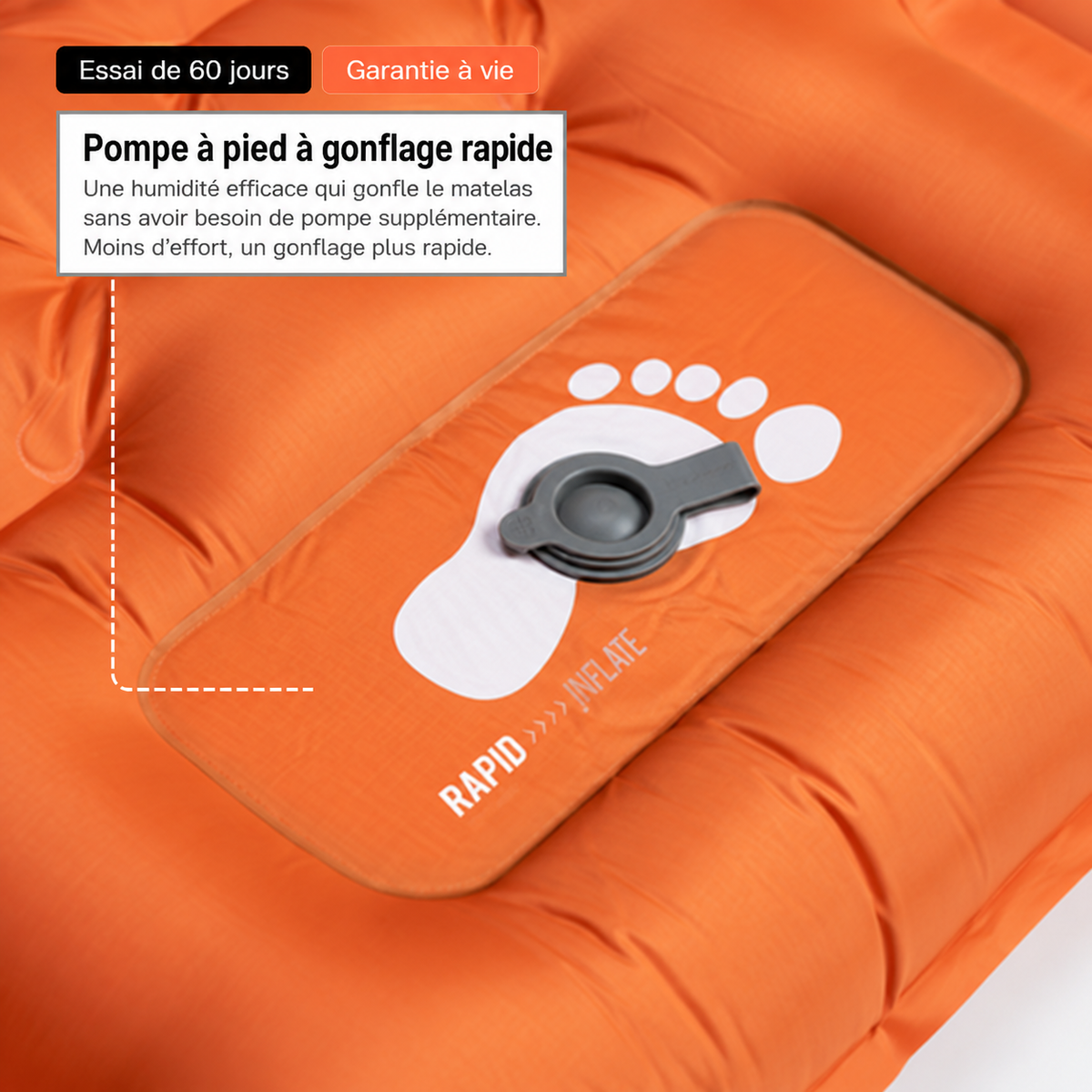 Matelas de couchage Double Helix