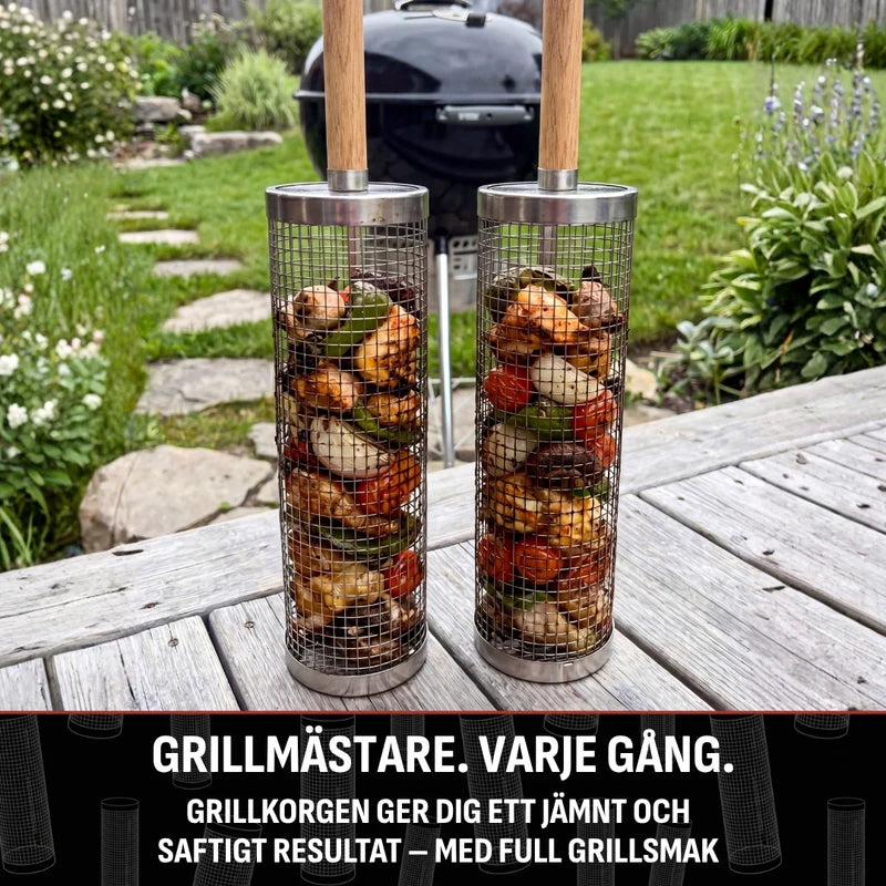 Panier à griller roulant